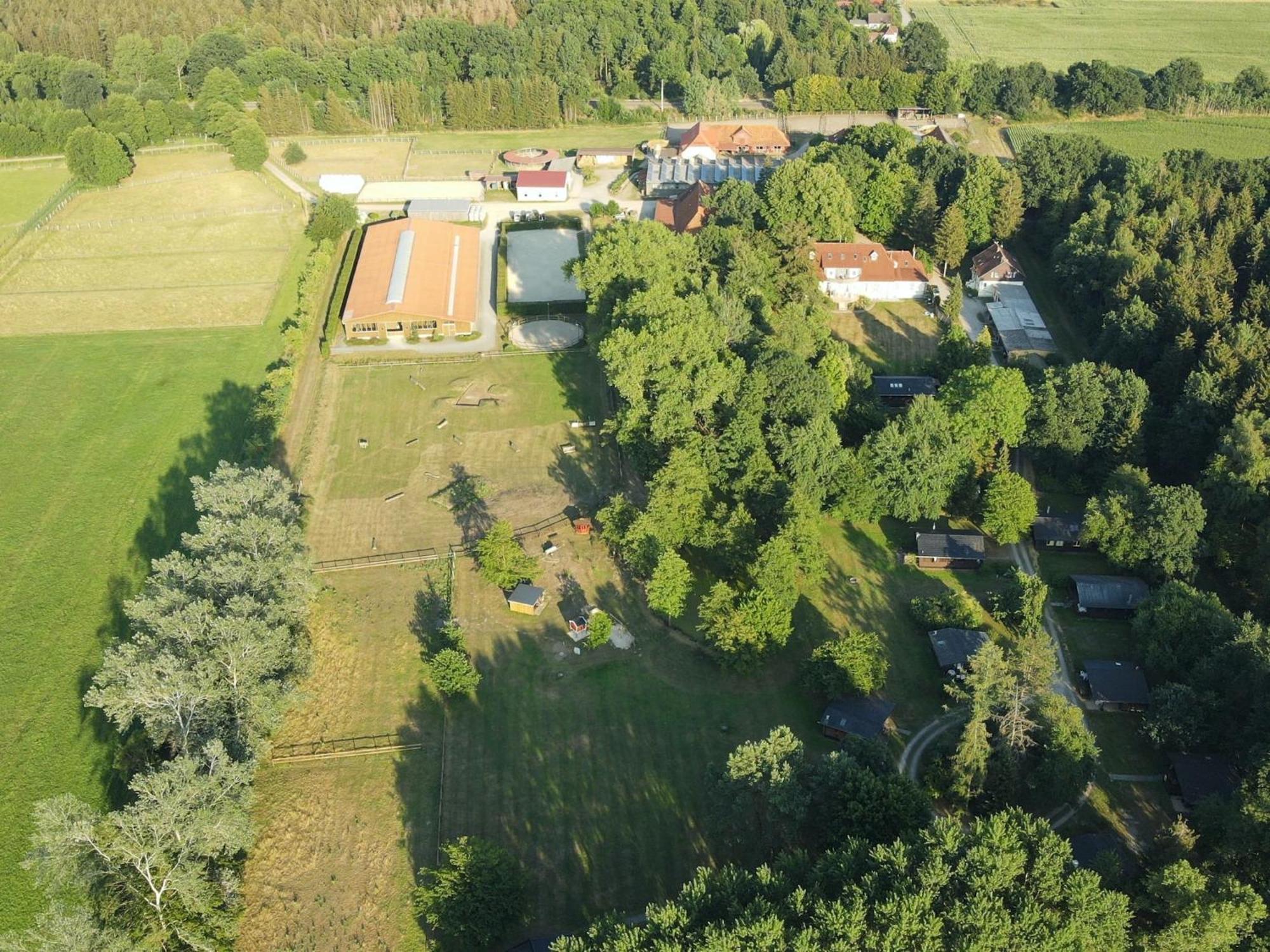 Cozy Holiday Home On A Horse Farm In The L Neburg Heath Eschede Exterior foto